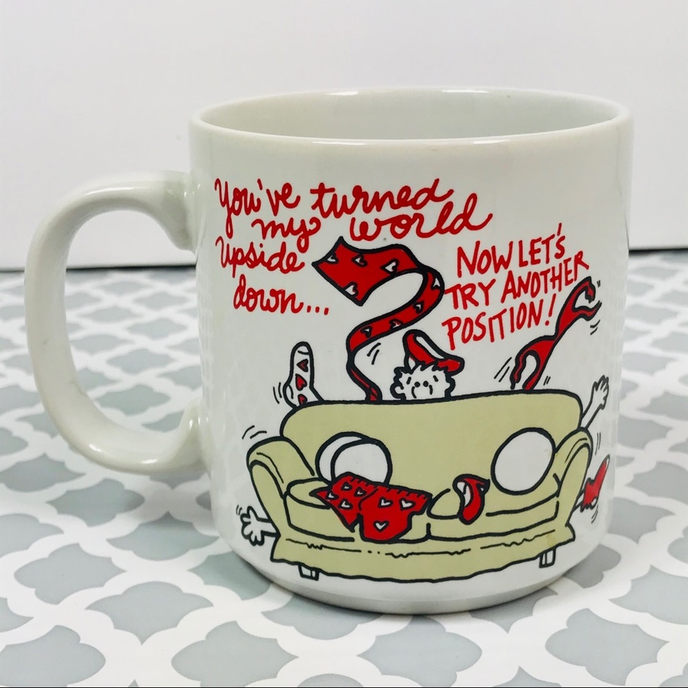 YOU'VE TURNED MY WORLD...” Russ Ceramic Coffee Cup